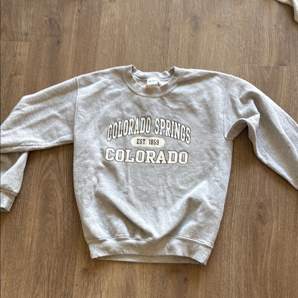 Gray Colorado Springs Sweatshirt